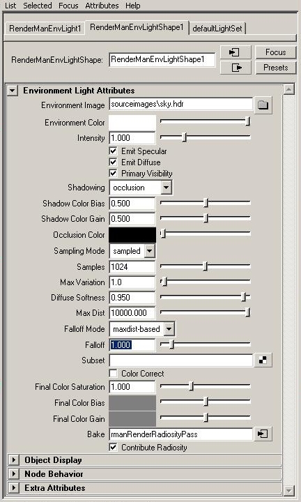 renderman environment light renderman environment light